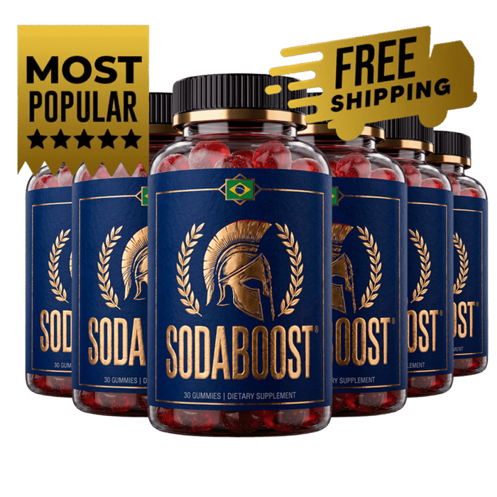 SodaBoost gummy bottles
